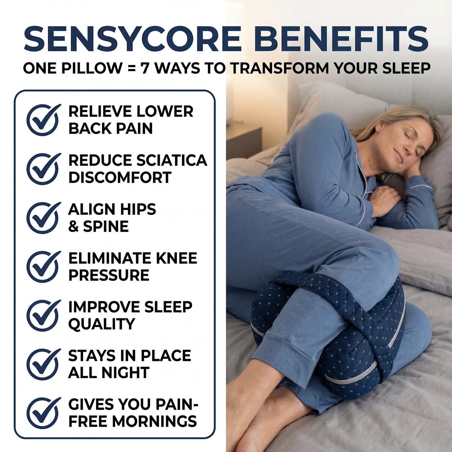 SensyCore Knee Alignment Pillow